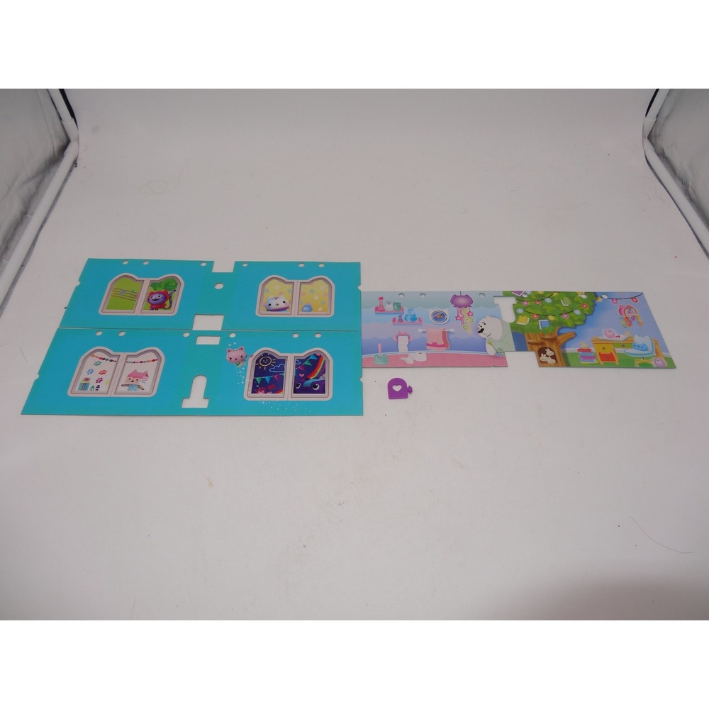 Gabby's Dollhouse Playset Cardboard Backdrop Replacement Parts Set
